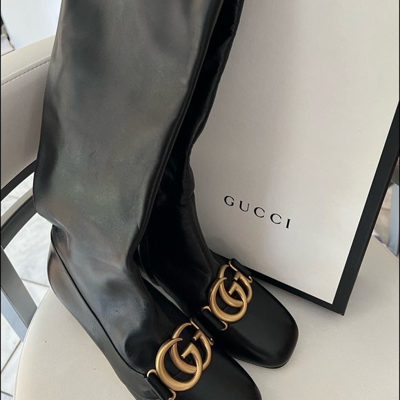 Gucci ! These are honestly the perfect black boot! Its fall lets do this ! 🥰 - Picture 2 of 11
